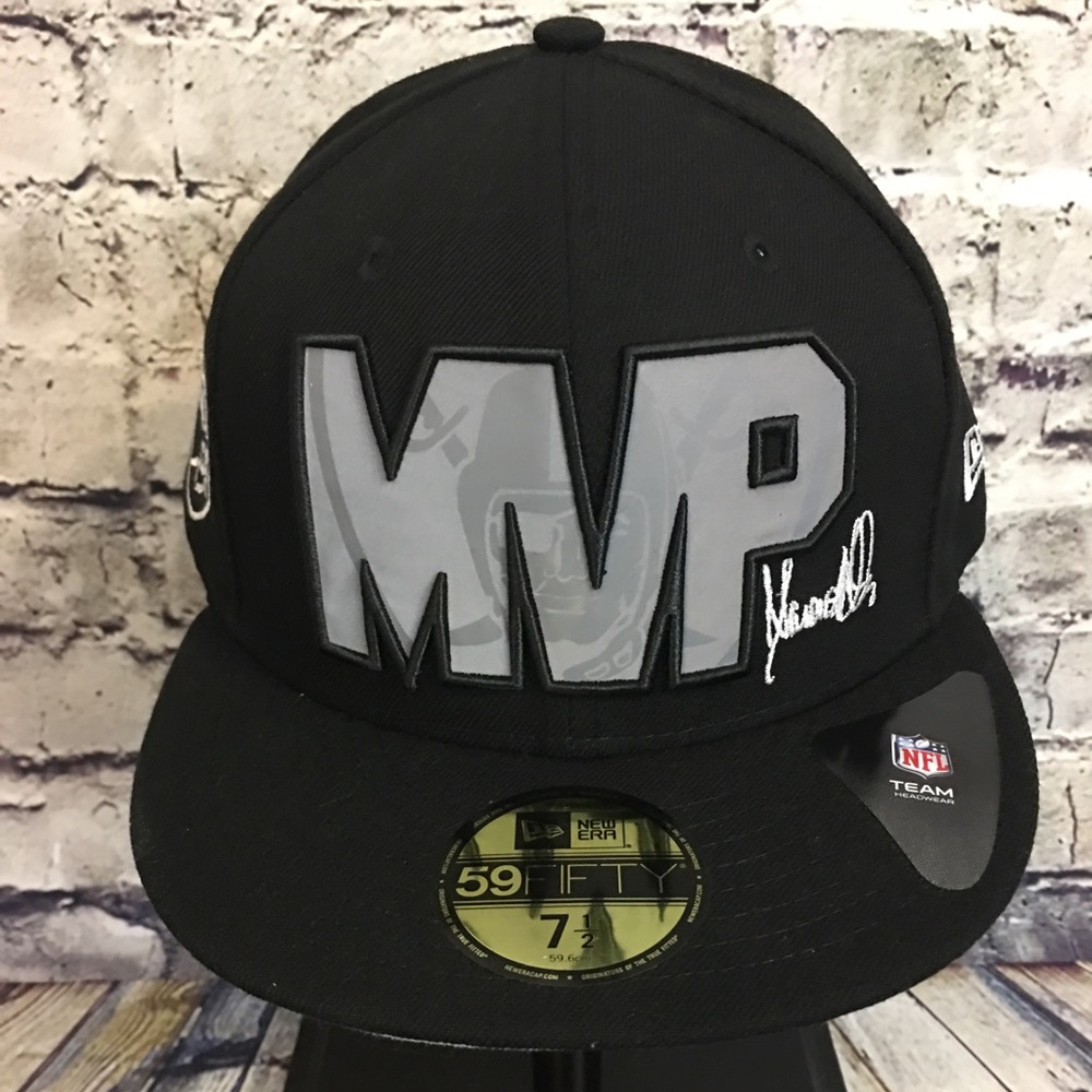 New Era Black Fitted Oakland Raiders Marcus Allen